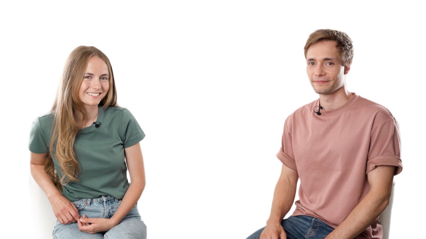 Bild von Anna und Liam.