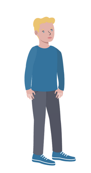 Junge im Jugendalter